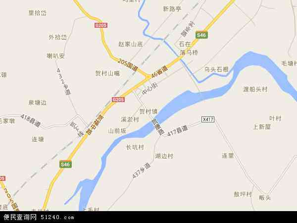 贺村镇地图 - 贺村镇电子地图 - 贺村镇高清地图 - 2024年贺村镇地图