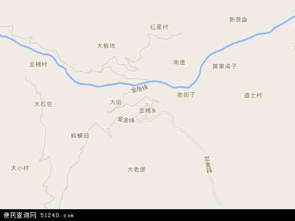 金棉乡地图 - 金棉乡电子地图 - 金棉乡高清地图 - 2024年金棉乡地图