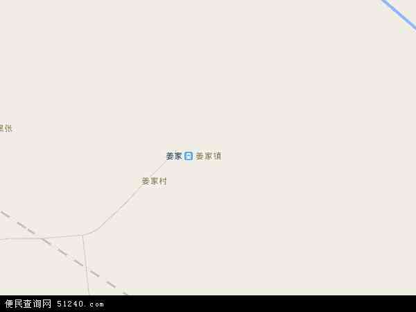 姜家镇地图 - 姜家镇电子地图 - 姜家镇高清地图 - 2024年姜家镇地图