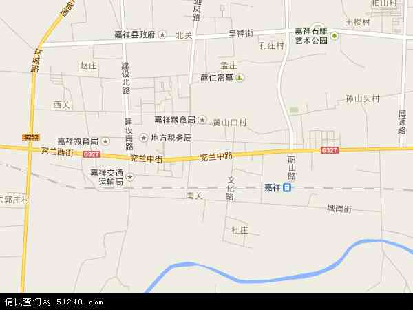 嘉祥县仲山镇地图图片