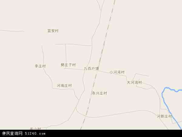 九百户镇地图 - 九百户镇电子地图 - 九百户镇高清地图 - 2026年九百户镇地图