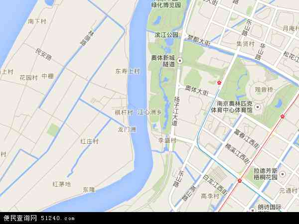 江心洲地图 - 江心洲电子地图 - 江心洲高清地图 - 2024年江心洲地图