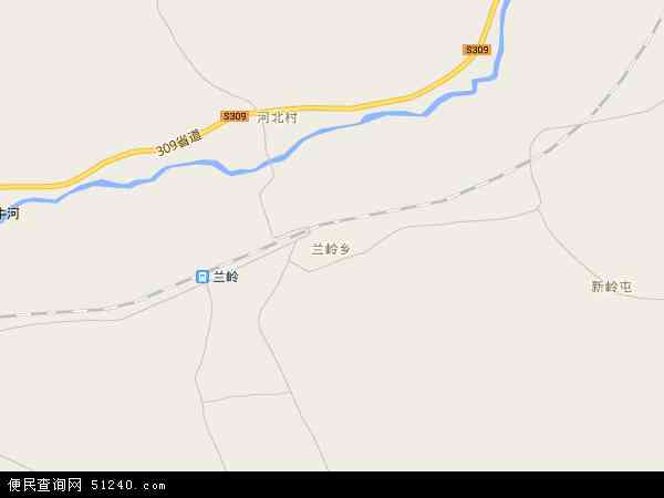 兰岭乡地图 - 兰岭乡电子地图 - 兰岭乡高清地图 - 2026年兰岭乡地图