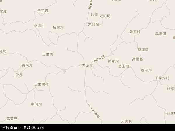 老龙乡地图 - 老龙乡电子地图 - 老龙乡高清地图 - 2024年老龙乡地图