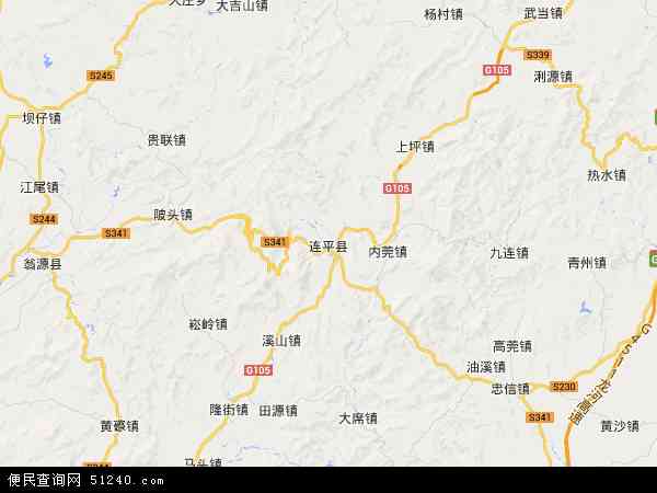 连平县地图 - 连平县电子地图 - 连平县高清地图 - 2024年连平县地图