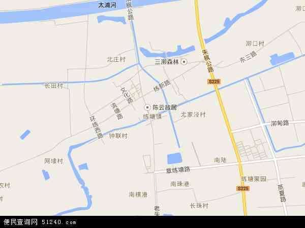 练塘镇地图 - 练塘镇电子地图 - 练塘镇高清地图 - 2024年练塘镇地图