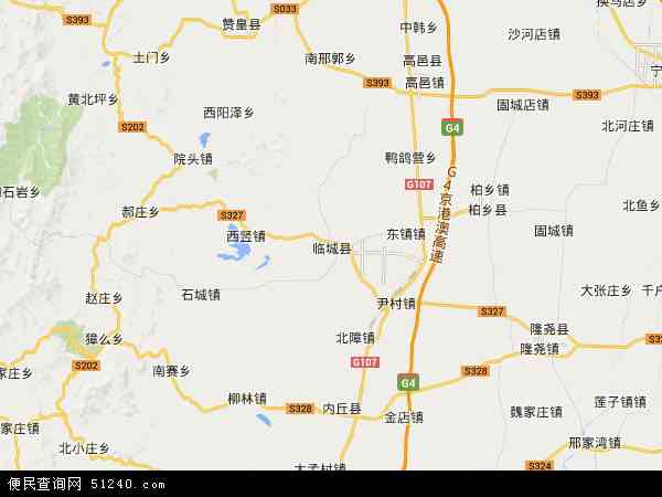 临城县地图 