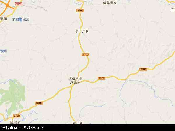 铁岭县李千户镇地图图片