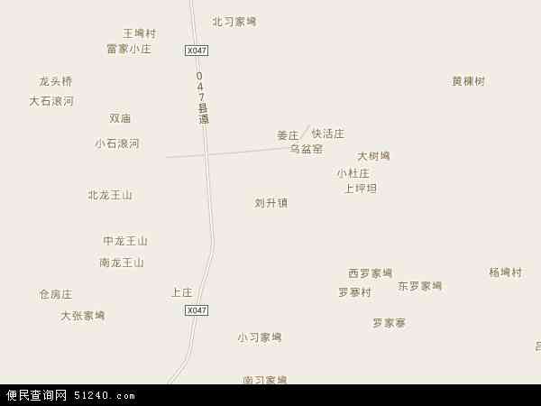 刘升镇地图 - 刘升镇电子地图 - 刘升镇高清地图 - 2024年刘升镇地图