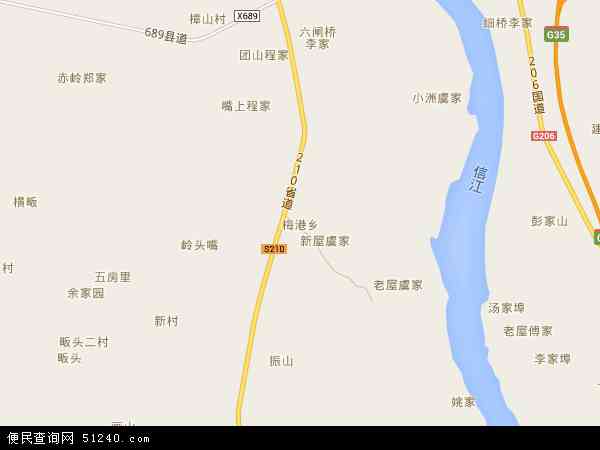 梅港乡地图 - 梅港乡电子地图 - 梅港乡高清地图 - 2024年梅港乡地图