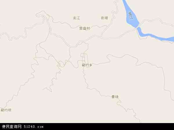 勐约乡地图 - 勐约乡电子地图 - 勐约乡高清地图 - 2024年勐约乡地图