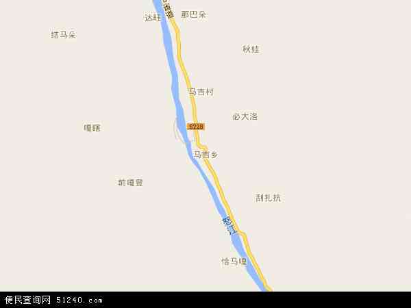 马吉乡地图 - 马吉乡电子地图 - 马吉乡高清地图 - 2024年马吉乡地图