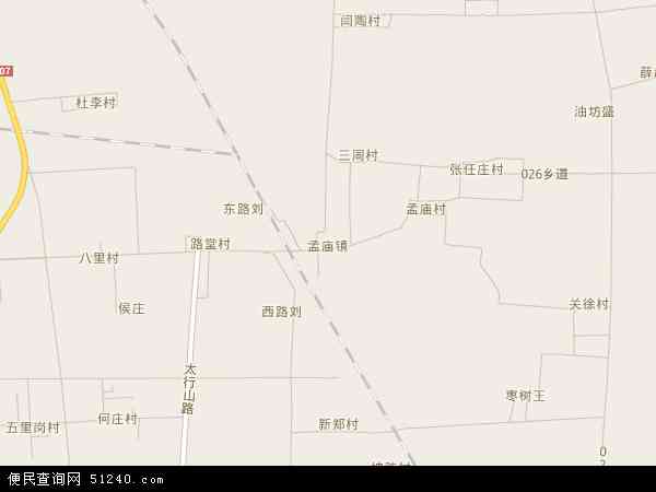 孟庙镇地图 - 孟庙镇电子地图 - 孟庙镇高清地图 - 2024年孟庙镇地图