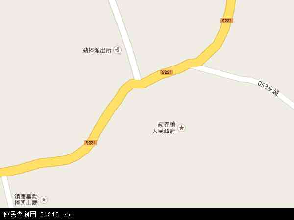 镇康县勐捧镇地图图片