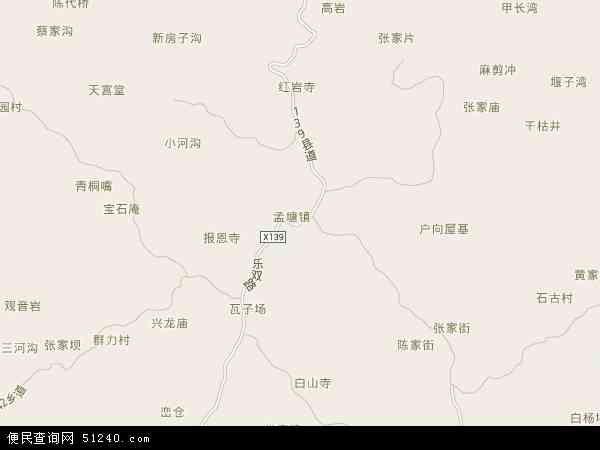 孟塘镇地图 - 孟塘镇电子地图 - 孟塘镇高清地图 - 2024年孟塘镇地图