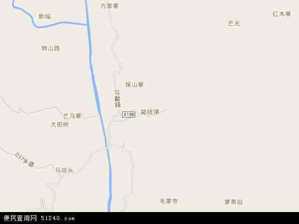 昌宁县勐统镇地图图片