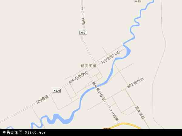明安图镇地图 - 明安图镇电子地图 - 明安图镇高清地图 - 2024年明安图镇地图