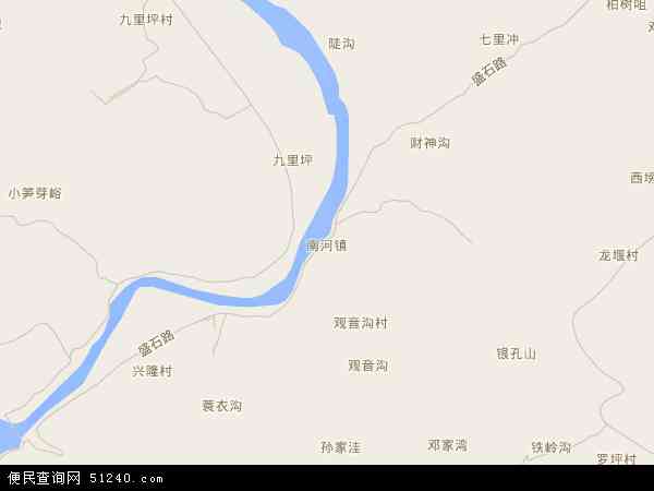 南河镇地图 - 南河镇电子地图 - 南河镇高清地图 - 2024年南河镇地图