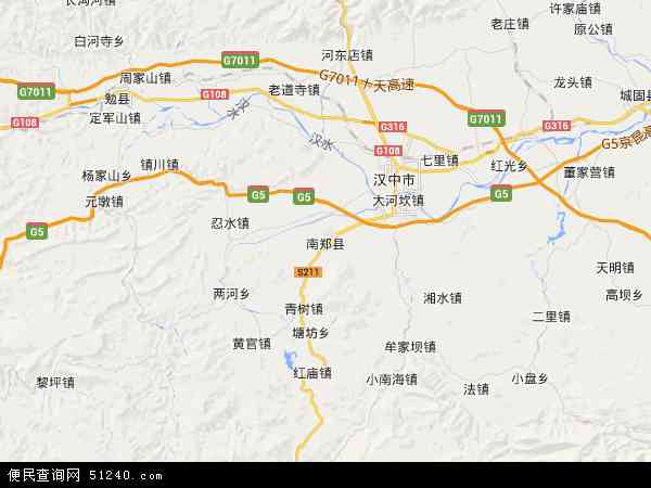 南郑县地图 - 南郑县电子地图 - 南郑县高清地图 - 2024年南郑县地图