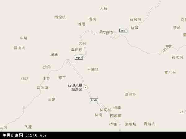 平塘县牙舟镇地图图片