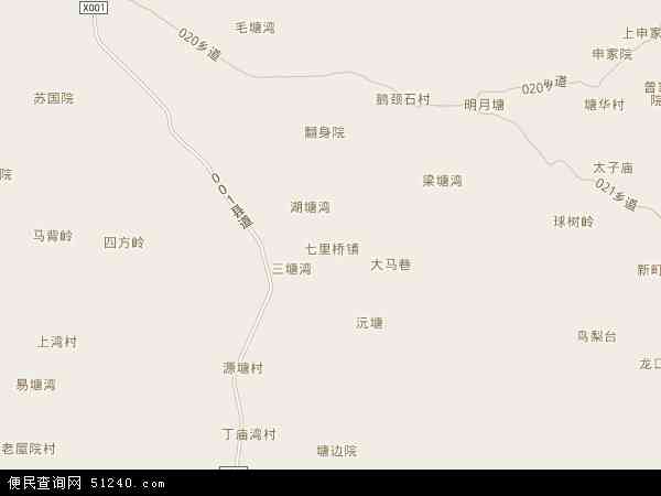 七里桥镇地图 - 七里桥镇电子地图 - 七里桥镇高清地图 - 2024年七里桥镇地图