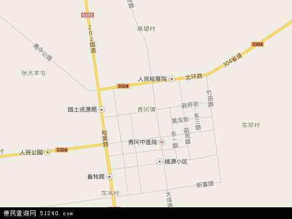 青冈镇地图 - 青冈镇电子地图 - 青冈镇高清地图 - 2024年青冈镇地图