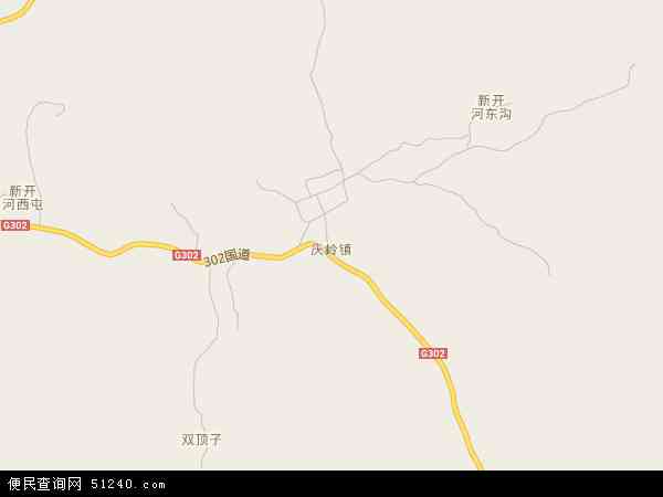 庆岭镇地图图片