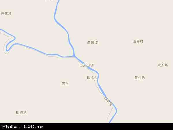仁河口镇地图 - 仁河口镇电子地图 - 仁河口镇高清地图 - 2024年仁河口镇地图