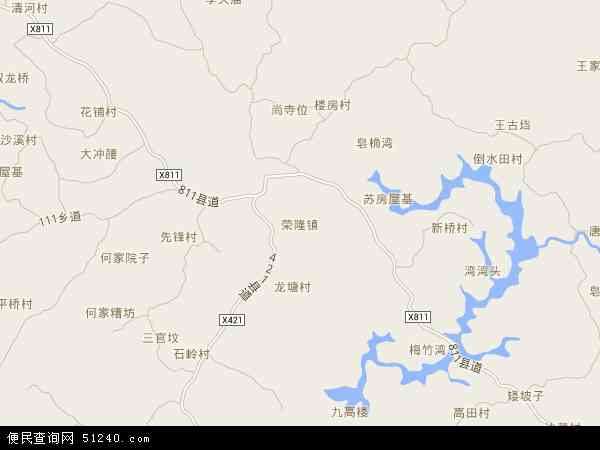 荣隆镇地图 - 荣隆镇电子地图 - 荣隆镇高清地图 - 2024年荣隆镇地图