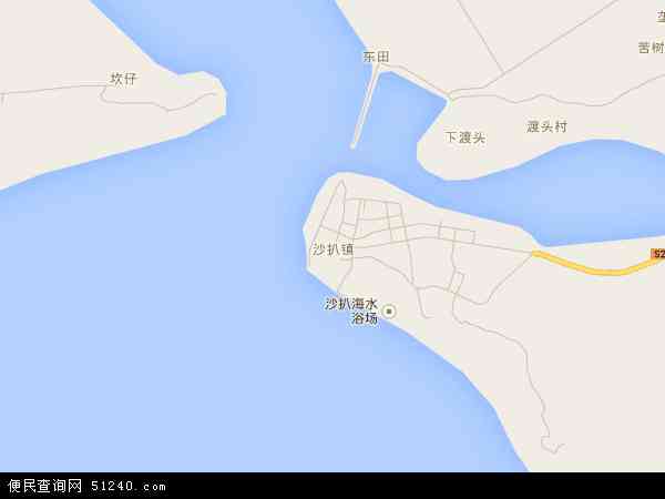 沙扒镇地图 - 沙扒镇电子地图 - 沙扒镇高清地图 - 2024年沙扒镇地图