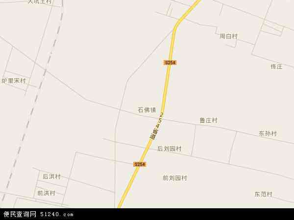 阳谷石佛镇地图图片