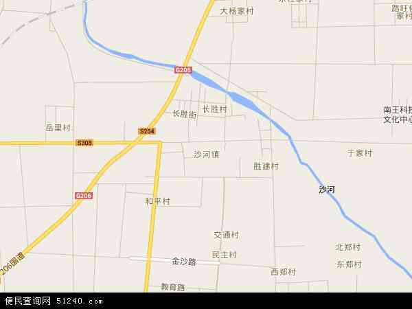 昌平沙河镇地图图片