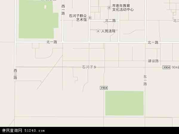 石河子乡地图 - 石河子乡电子地图 - 石河子乡高清地图 - 2024年石河子乡地图