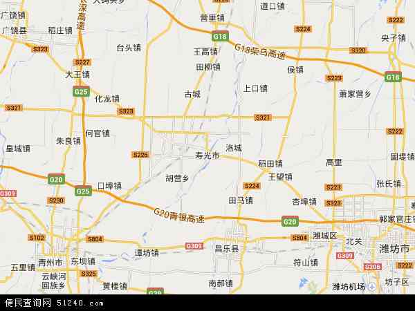 寿光市地图 - 寿光市电子地图 - 寿光市高清地图 - 2024年寿光市地图
