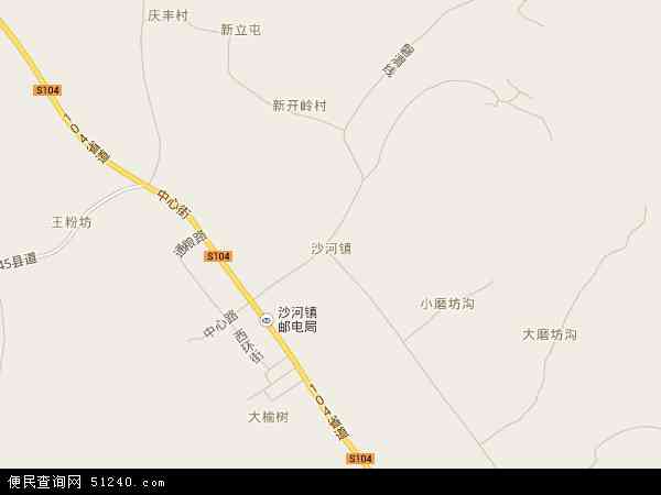 河北邢台沙河地图图片