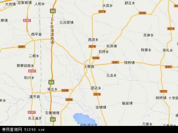 上蔡县地图 - 上蔡县电子地图 - 上蔡县高清地图 - 2024年上蔡县地图
