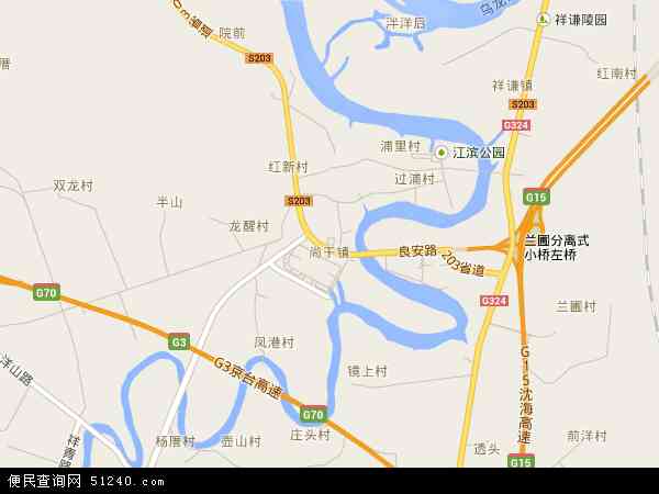 尚干镇地图 - 尚干镇电子地图 - 尚干镇高清地图 - 2024年尚干镇地图