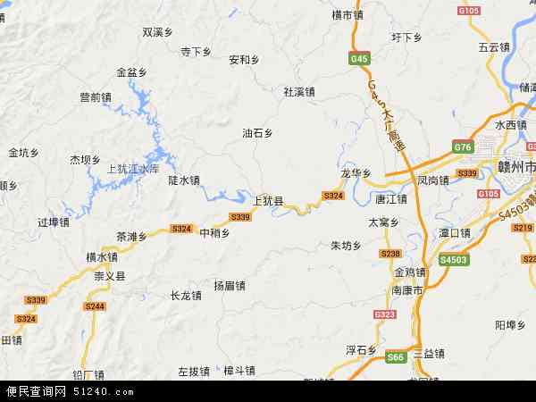  江西省 赣州市 上犹县上犹县地图 本站收录有:2021上犹县