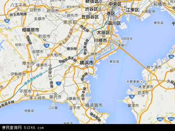 神奈川地图 - 神奈川电子地图 - 神奈川高清地图 - 2024年神奈川地图