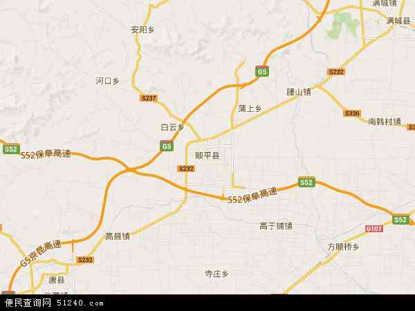 顺平县地图 - 顺平县电子地图 - 顺平县高清地图 - 2024年顺平县地图