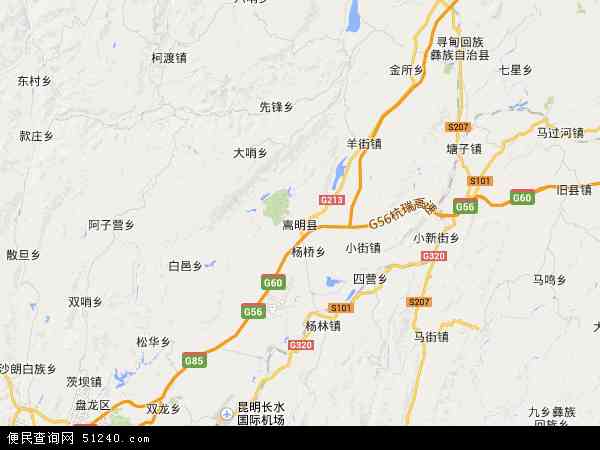 嵩明县地图 - 嵩明县电子地图 - 嵩明县高清地图 - 2024年嵩明县地图