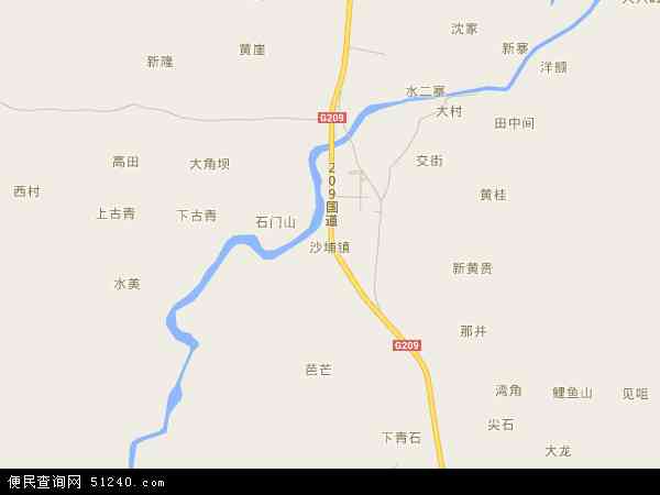 沙埔镇地图 - 沙埔镇电子地图 - 沙埔镇高清地图 - 2024年沙埔镇地图