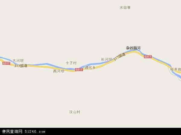 通化乡地图 - 通化乡电子地图 - 通化乡高清地图 - 2024年通化乡地图