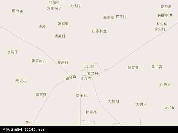 土门镇地图 - 土门镇电子地图 - 土门镇高清地图 - 2024年土门镇地图