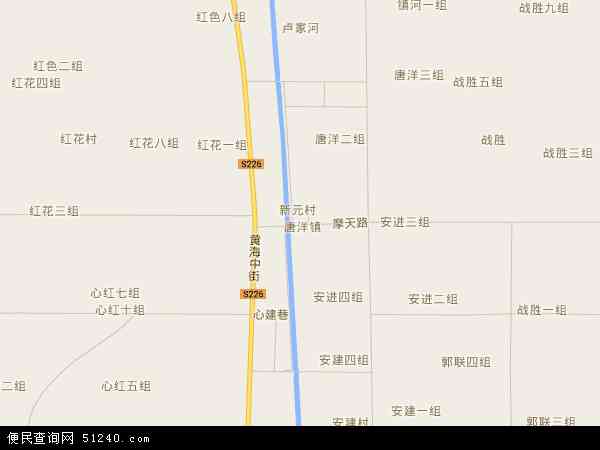唐洋镇地图 - 唐洋镇电子地图 - 唐洋镇高清地图 - 2024年唐洋镇地图