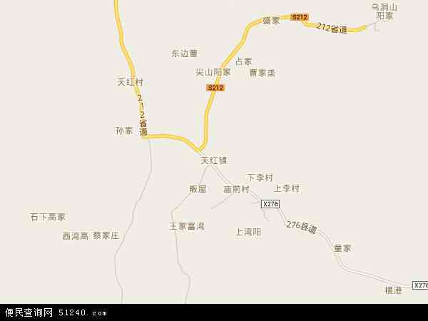 天红镇地图 - 天红镇电子地图 - 天红镇高清地图 - 2024年天红镇地图