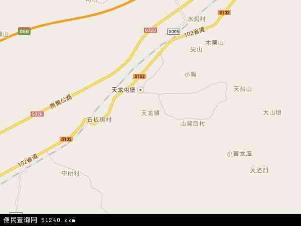 天龙镇地图 - 天龙镇电子地图 - 天龙镇高清地图 - 2024年天龙镇地图