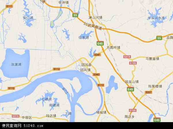  湖北省 黄冈市 团风县团风县地图 本站收录有:2021团风县