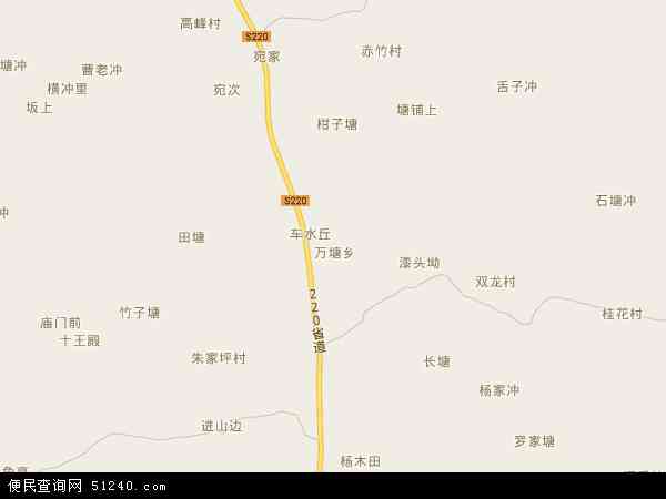 万塘乡地图 - 万塘乡电子地图 - 万塘乡高清地图 - 2024年万塘乡地图