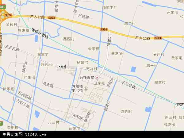 万祥镇地图 - 万祥镇电子地图 - 万祥镇高清地图 - 2024年万祥镇地图